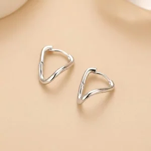 Boucles d’oreilles torsadées en forme de goutte