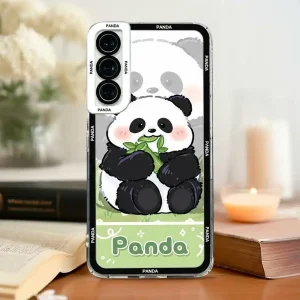 Housse de téléphone avec motif de panda