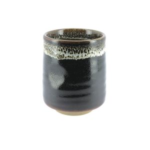 Tasse à thé japonaise Yunomi noir